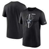 Nike Men's Black Dallas Cowboys Legend Icon Performance T-Shirt