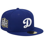 New Era Men's Royal Los Angeles Dodgers Alternate Logo 2020 World Series Team Color 59FIFTY Fitted Hat