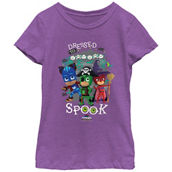 Mad Engine Girls PJ Masks Dressed To Spook T-Shirt