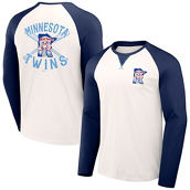 Darius Rucker Collection by Fanatics Men's Darius Rucker Collection by Fanatics White/Navy Minnesota Twins Team Color Raglan T-Shirt