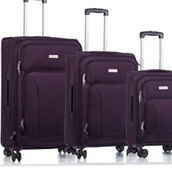 CHAMPS Traveler's 3-piece Softside Luggage Set