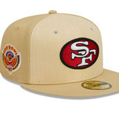 New Era Men's Khaki San Francisco 49ers Raffia Front 59FIFTY Fitted Hat