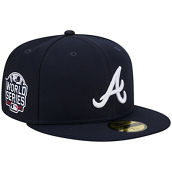 New Era Men's Navy Atlanta Braves 2021 World Series Team Color 59FIFTY Fitted Hat