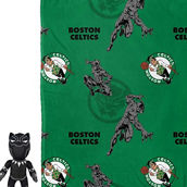 Northwest x Disney Boston Celtics Black Panther Hugger Pillow & Throw Blanket Set