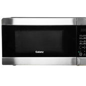 Galanz 0.9 cu ft 900W Countertop Microwave Oven in Black with One Touch Express