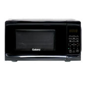Galanz 0.7 cu ft 700W Countertop Microwave Oven in Black with One Touch Express