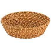 Martha Stewart 9 Inch Rattan Woven Loaf Basket in Brown