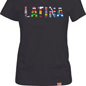 Triple Nikel, Streetwear, LATINA Pride, Female, Graphic Tee Shirt