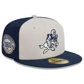New Era Men's Cream/Navy Dallas Cowboys 2023 Sideline Historic 59FIFTY Fitted Hat