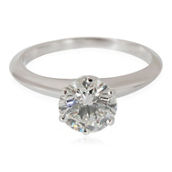 Tiffany & Co. Diamond Engagement Ring in Platinum I VVS2 1.29 CTW Pre-Owned
