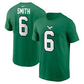 Nike Men's DeVonta Smith Kelly Green Philadelphia Eagles Alternate Player Name & Number T-Shirt