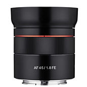 Rokinon 45mm F1.8 AF Full Frame Compact Lens for Sony E Mount