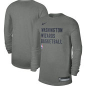 Nike Unisex Heather Gray Washington Wizards 2023/24 Legend On-Court Practice Long Sleeve T-Shirt