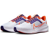 Nike Unisex White Clemson Tigers Zoom Pegasus 40 Running Shoe