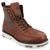 Territory Timber Water Resistant Moc Toe Lace-up Boot