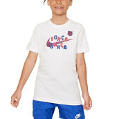 Nike Youth White Barcelona Mascot T-Shirt