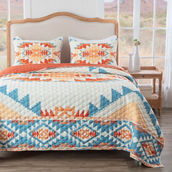Greenland Home Horizon Cotton Blend Quilt and Pillow Sham Set