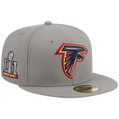 New Era Men's Gray Atlanta Falcons Color Pack 59FIFTY Fitted Hat