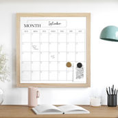 Martha Stewart Framed Magnetic Dry Erase Monthly Calendar