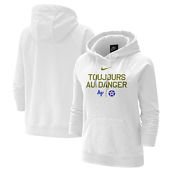 Nike Women's White Air Force Falcons Rivalry Varsity Pullover Hoodie