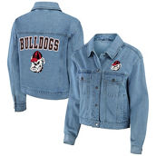 WEAR by Erin Andrews Women's Georgia Bulldogs Button-Up Denim Jacket