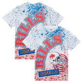 Mitchell & Ness Men's White Buffalo Bills Team Burst Sublimated T-Shirt