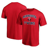 Fanatics Men's Fanatics Red Minnesota Twins Heart & Soul T-Shirt
