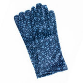 Portolano Velvet Gloves with flowers