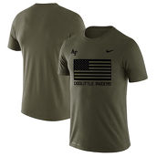 Nike Men's Olive Air Force Falcons Rivalry Flag Legend Performance T-Shirt