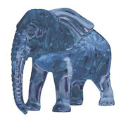 BePuzzled 3D Crystal Puzzle - Elephant: 40 Pcs