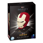 4D Cityscape Marvel The Infinity Saga - Iron Man Helmet 3D Puzzle: 92 Pcs