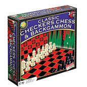 Endless Games Classic Checkers, Chess & Backgammon