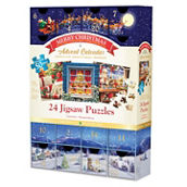 Eurographics Inc Merry Christmas Advent Calendar - 24 Jigsaw Puzzles: 24 x 50 Pcs
