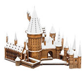 Fascinations Metal Earth ICONX 3D Model Kit - Harry Potter Hogwarts in Snow