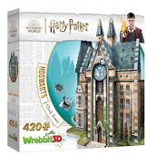 Wrebbit Harry Potter Collection - Hogwarts - Clock Tower 3D Puzzle: 420 Pcs