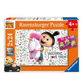 Ravensburger Despicable Me 3 2-in-1 Jigsaw Puzzle Multi-Pack  Agnes and the Minions