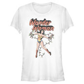 Mad Engine Juniors Wonder Woman  Wrapped in Lights T-Shirt
