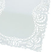 Xia Home Fashions, Dainty Lace Table Runner 15-inch By 54-Inch-White