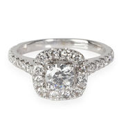 Neil Lane Diamond Engagement Ring in 14k White Gold, 1 5/8 Ctw Pre-Owned