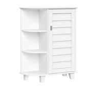 RiverRidge Brookfield Single Door Floor Cabinet with Side Shelves