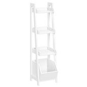 RiverRidge Amery 4-Tier 13in Ladder Shelf with Open Storage Organizer