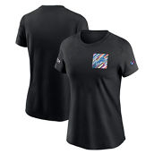 Nike Women's Black Detroit Lions 2023 NFL Crucial Catch Sideline Tri-Blend T-Shirt