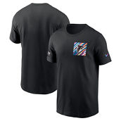 Nike Men's Black Atlanta Falcons 2023 NFL Crucial Catch Sideline Tri-Blend T-Shirt