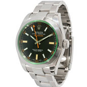 Rolex Milgauss 116400GV Men's Watch in  Stainless Steel Pre-Owned