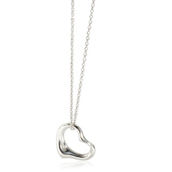 Tiffany & Co. Elsa Peretti Open Heart Pendant in Sterling Silver Pre-Owned