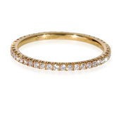 Cartier Etincelle Diamond Eternity Band in 18k Yellow Gold 0.22 CTW Pre-Owned