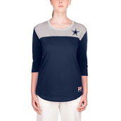 New Era Women's Navy Dallas Cowboys 3/4 Sleeve T-Shirt