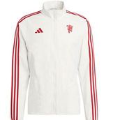 adidas Men's White Manchester United 2023/24 Anthem Full-Zip Jacket