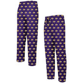 Concepts Sport Men's Purple Los Angeles Lakers Allover Logo Print Gauge Sleep Pants