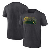 Fanatics Branded Men's Charcoal Green Bay Packers T-Shirt